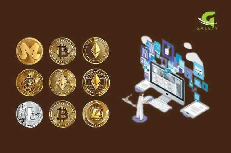 Crypto Currency Coins, designed by Galexy IT Solutions Bareilly