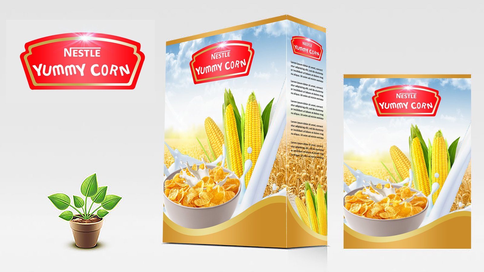 Custom product packaging box design with brand label by Galexy IT Solutions